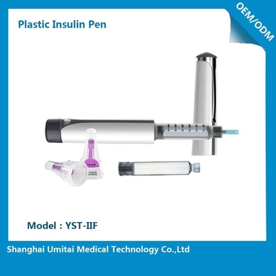 Пластиковая ручка инсулина диабета с масштабом дисплея механизма передачи точности большим