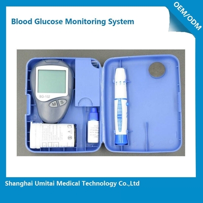 Небольшое содержание глюкозы в крови измеряет монитор уровня сахара в крови диабета с напоминанием сигнала тревоги